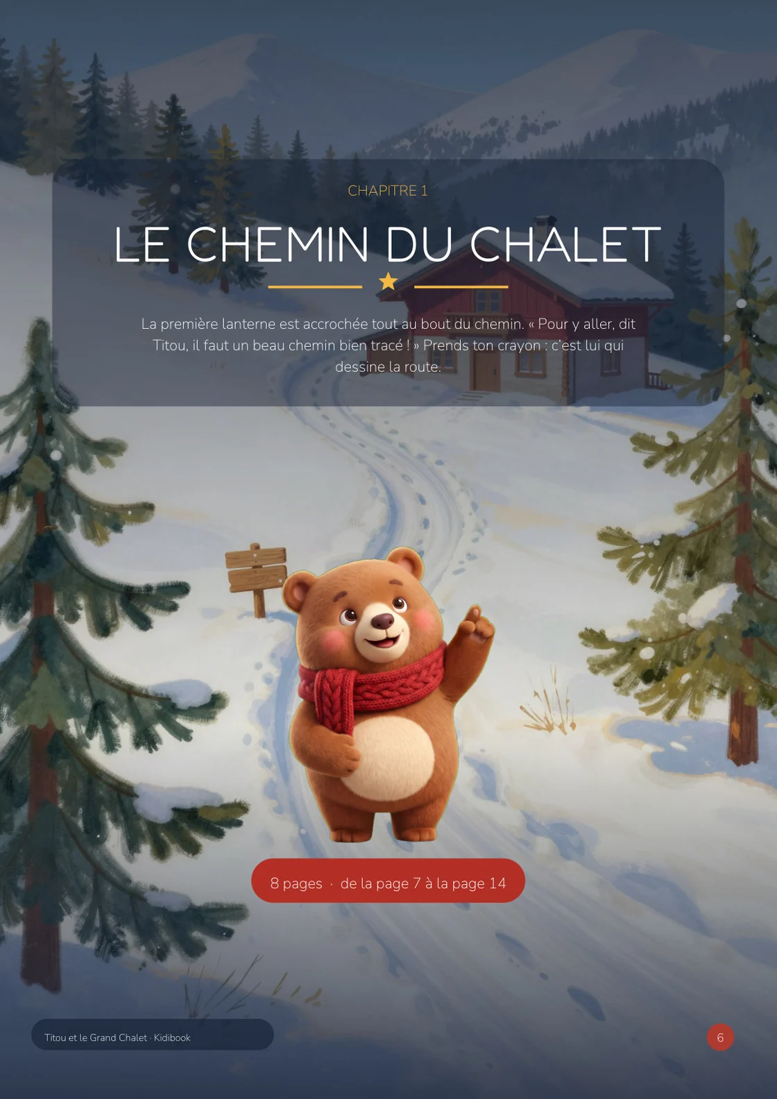 Titou et le Grand Chalet — une page d'histoire illustrée