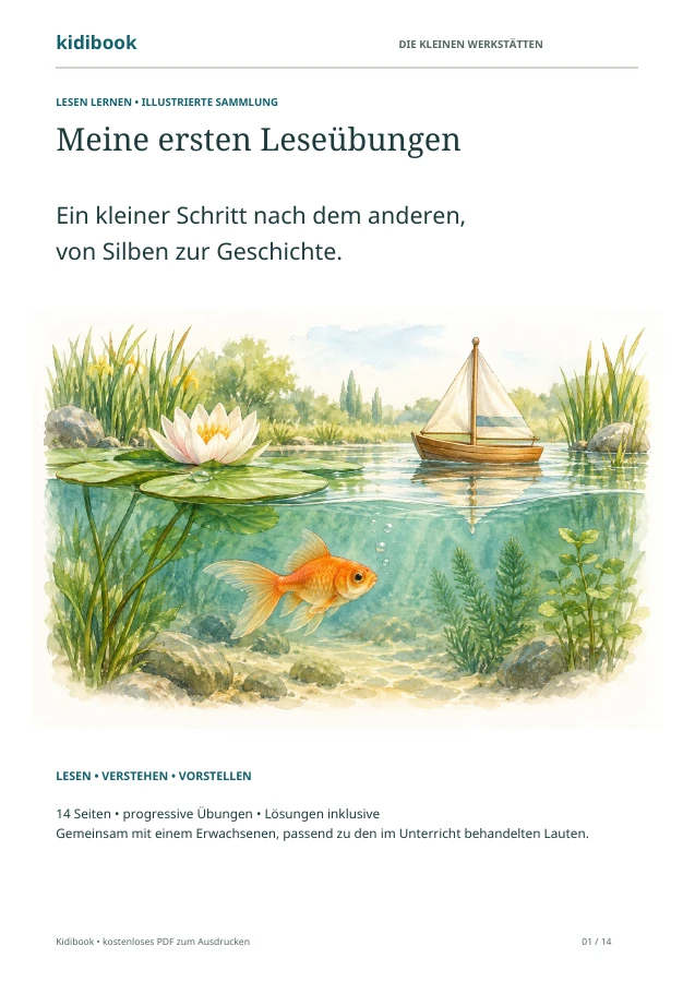 Cover des kostenlosen Hefts: Meine ersten Lesungen, CP