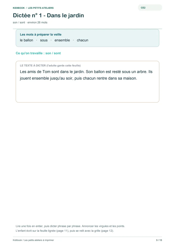 La méthode des 4 passages pour dicter à la maison