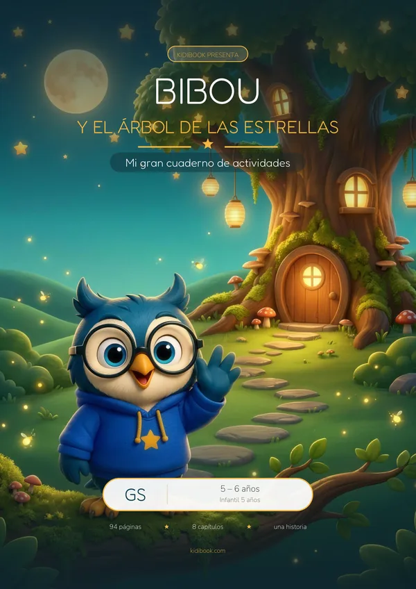 Bibou y el Árbol de las Estrellas — Gran cuaderno de actividades Infantil 5 años