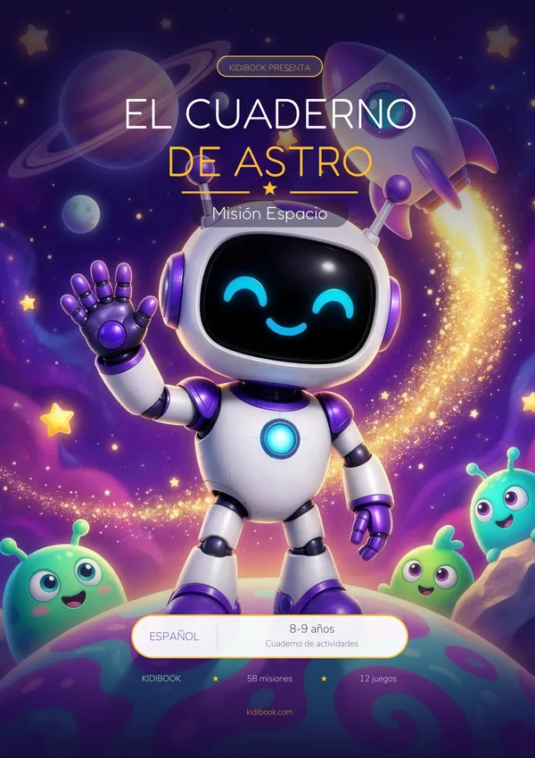 El Cuaderno de Astro, Misión Espacio — Gran cuaderno de actividades CE2 (8-9 años)