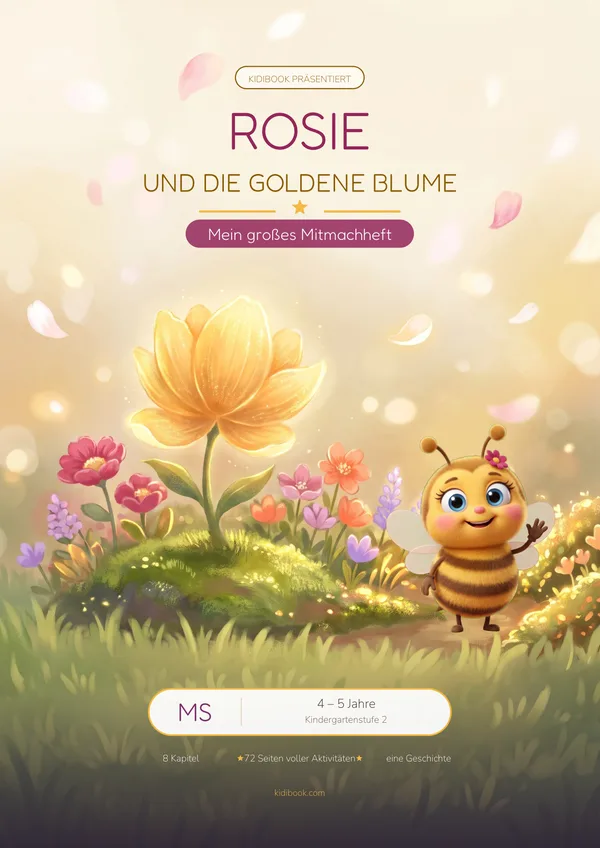 Rosie und die goldene Blume — Großes Mitmachheft Kindergartenstufe 2