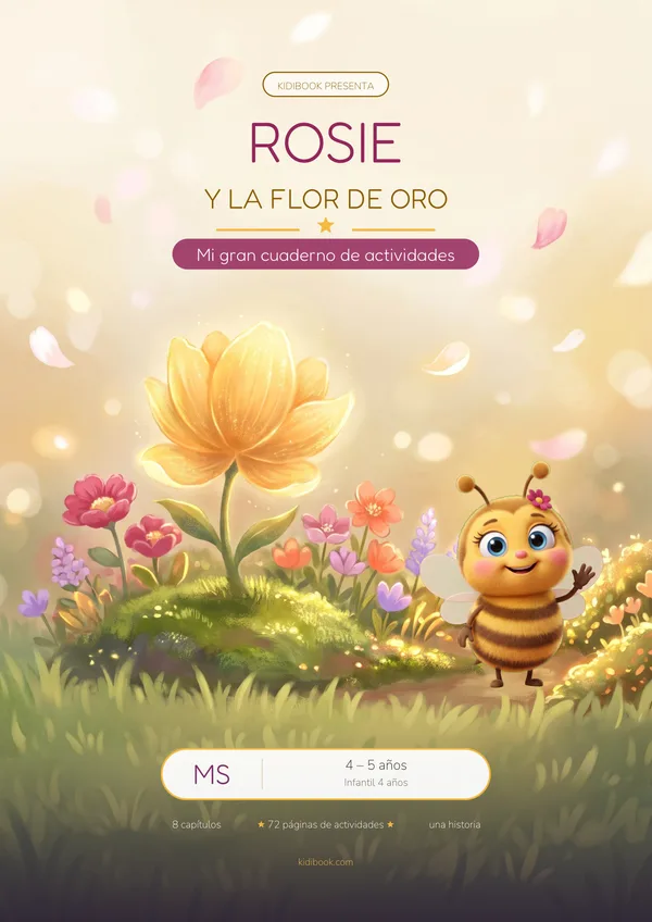 Rosie y la Flor de Oro — Gran cuaderno de actividades Infantil 4 años