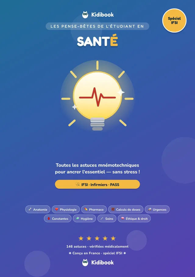 Couverture des Pense-Bêtes de l'Étudiant en Santé, spécial IFSI