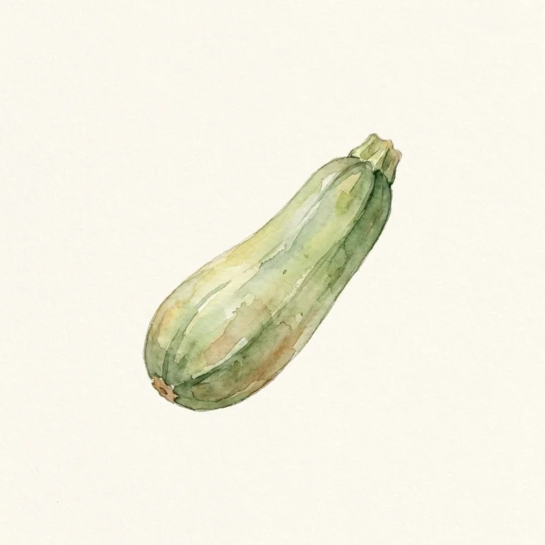 Eine Zucchini