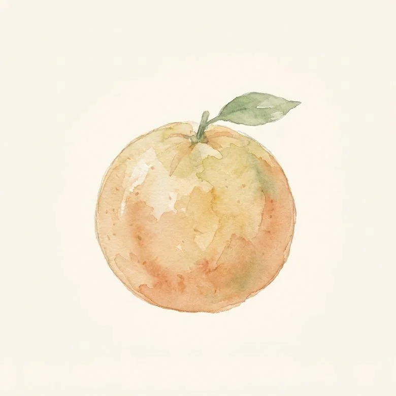 Eine Orange