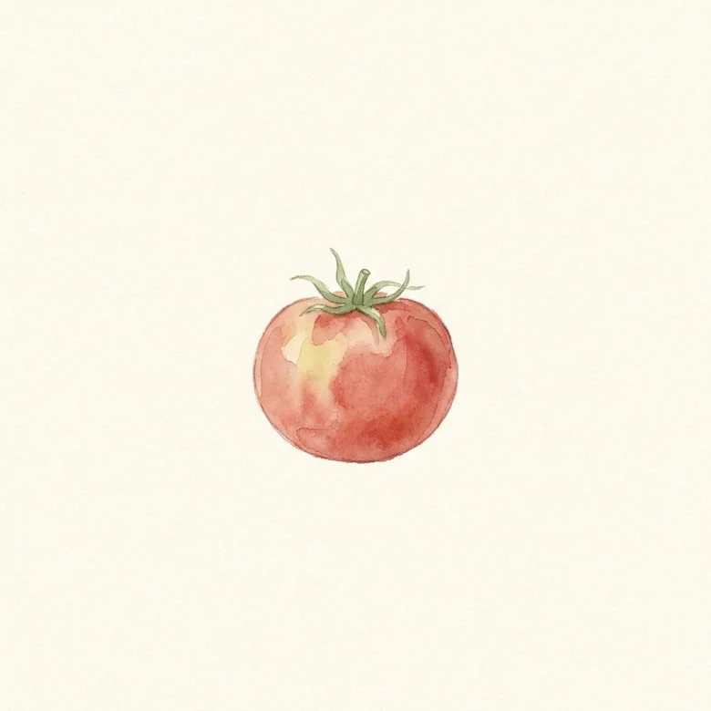 Eine Tomate